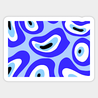 trippy evil eye Sticker